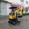 farm use household multi accessories China 1ton mini digger excavator with cab - Image 7