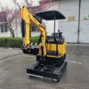 farm use household multi accessories China 1ton mini digger excavator with cab - Image 4