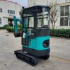 farm use household multi accessories China 1ton mini digger excavator with cab - Image 3