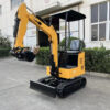 China made 1 ton cheapest mini excavator with multi accessories
